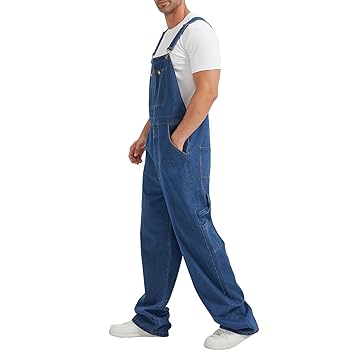 Amazon.com: CAMOFOXIN Men's Denim Bib Overall, Mens Classic